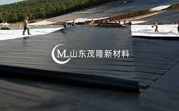 《引江濟淮C001標工區》土工膜、塑料盲溝施工